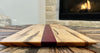 Purple Heart and Ambrosia Maple Cutting Board. 29 9/16” wide 11” tall and 3/4” thick XL Board BBQ Board